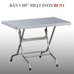 Bàn chữ nhật inox Hwata BCN1