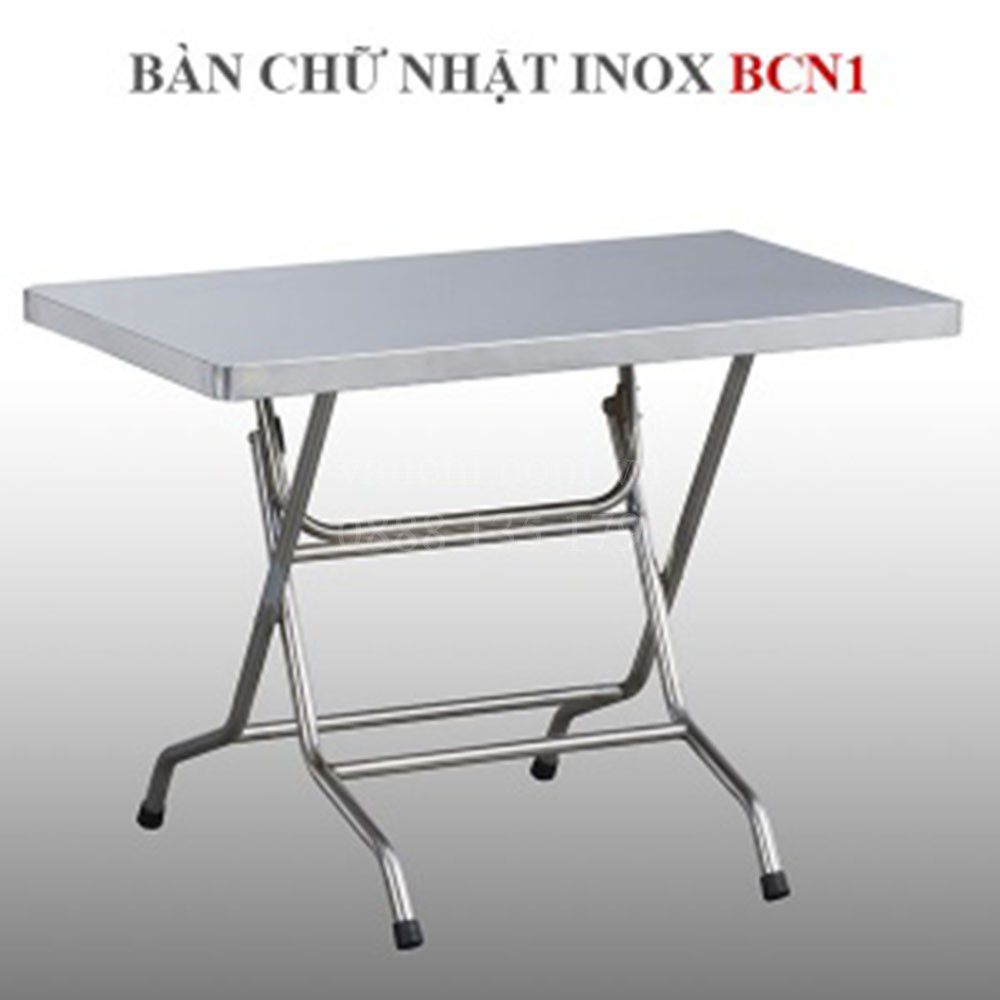 Bàn chữ nhật inox Hwata BCN1 1 Bàn chữ nhật inox Hwata BCN1