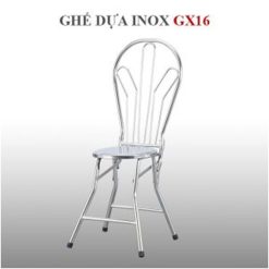 Ghế dựa inox xếp mặt Hwata GX16