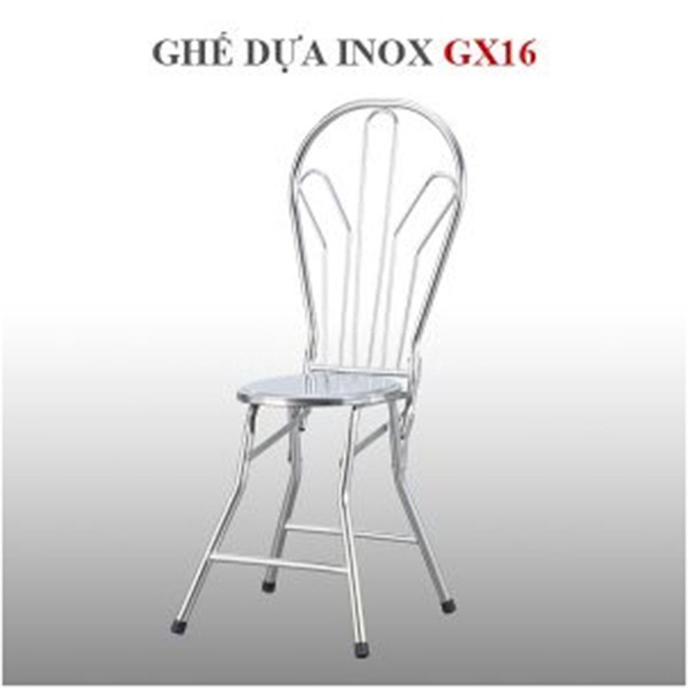 Ghế dựa inox xếp mặt Hwata GX16 1 Ghế dựa inox xếp mặt Hwata GX16