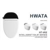 Bồn cầu nguyên khối tự động Hwata HT-V02B 3 Bồn cầu nguyên khối tự động Hwata HT-V02B 2