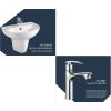 Lavabo sứ Hwata HT-2201G + Vòi Lavabo HT-2001 3 Lavabo sứ Hwata HT-2201G + Vòi Lavabo HT-2001 2
