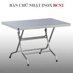 Bàn chữ nhật inox Hwata BCN2