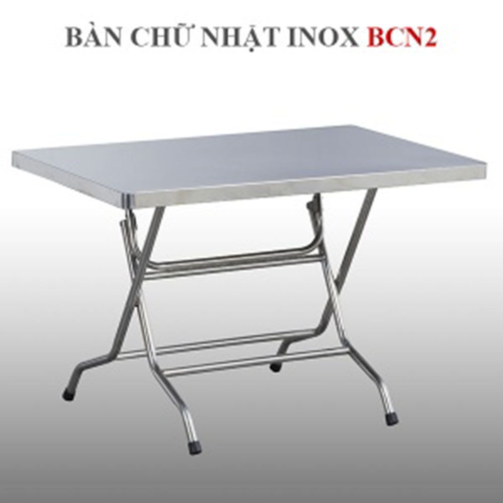 Bàn chữ nhật inox Hwata BCN2 1 Bàn chữ nhật inox Hwata BCN2