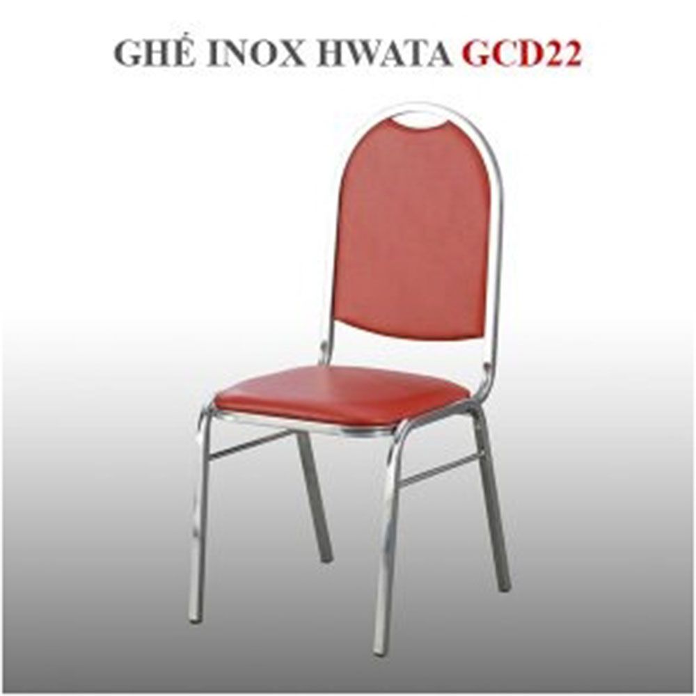 Ghế dựa inox cố định Hwata GCD22 (mặt simili) 1 Ghế dựa inox cố định Hwata GCD22 (mặt simili)