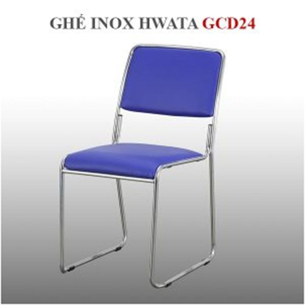 Ghế dựa inox cố định Hwata GCD24 (mặt simili) 1 Ghế dựa inox cố định Hwata GCD24 (mặt simili)