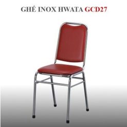 Ghế dựa inox cố định Hwata GCD27 (mặt simili)