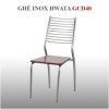 Ghế dựa inox cố định Hwata GCD40 (mặt gỗ) 2