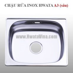 Chậu rửa inox Hwata đơn lớn A3 (sâu)