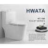 Bồn cầu nguyên khối Hwata HT-108UF 3 Bồn cầu nguyên khối Hwata HT-108UF 2