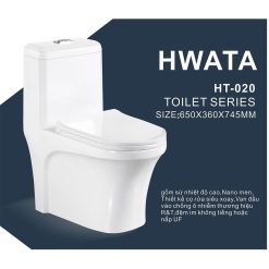Bồn cầu nguyên khối Hwata HT-020PP