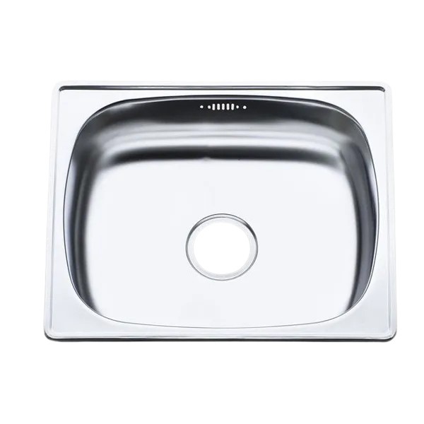Chậu rửa inox Hwata đơn trung A5 1 Chậu rửa inox Hwata đơn trung A5