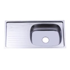 Chậu rửa inox Hwata một hộc một cánh B4